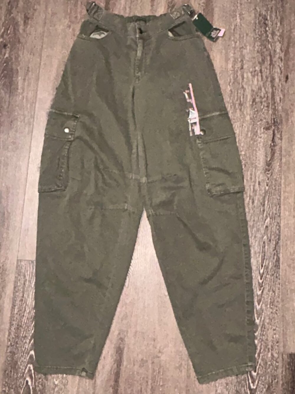 Wild Fable Women Mid-Rise Olive Green Cargo Pants - BRAND NEW NWT